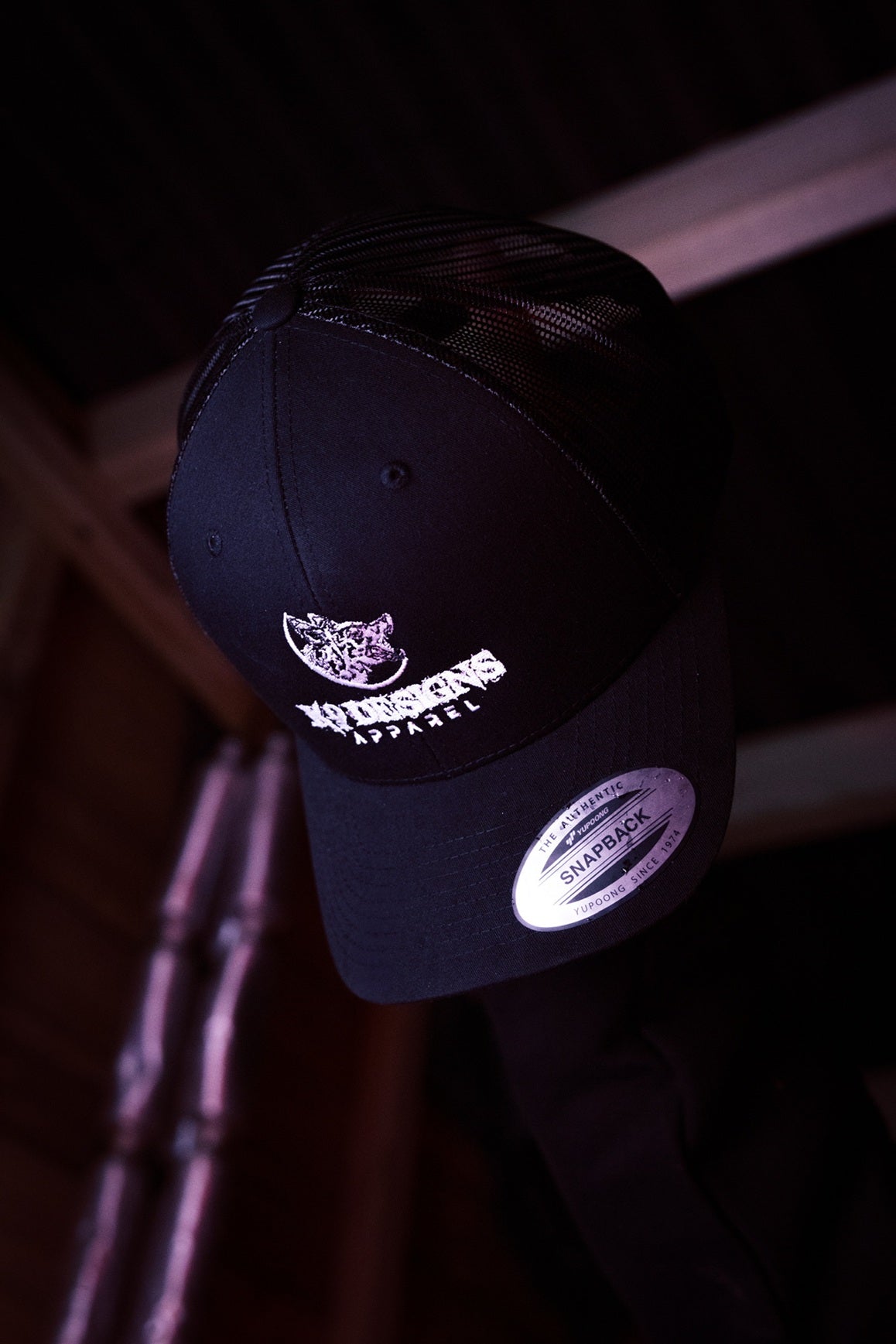 K9 DESIGNS - (BLACK) TRUCKER CAP